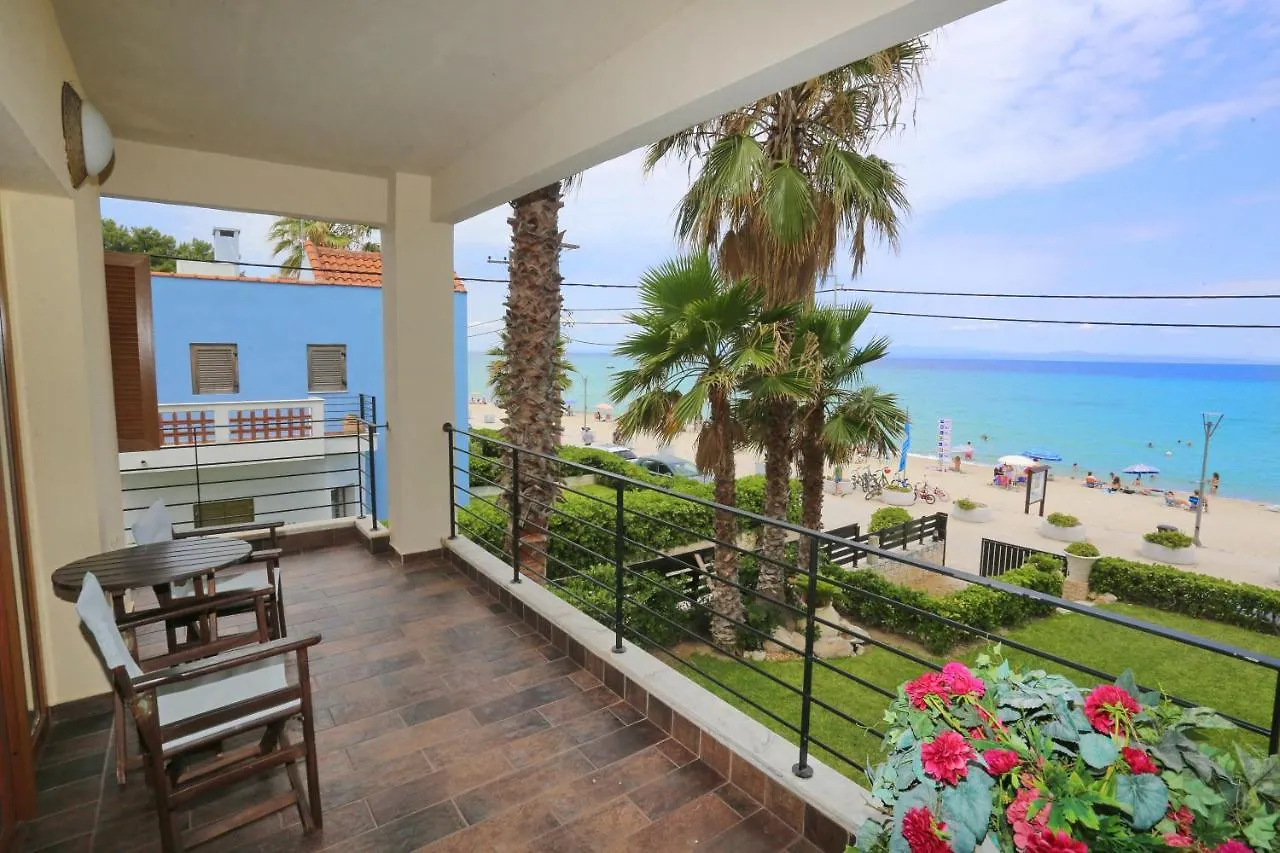 Villa Mare Blu - Beachfront, Panoramic View, Garden Pefkochori Grécia